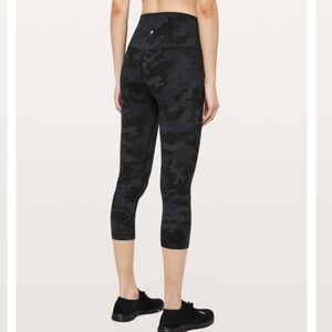 Lululemon Align Crop *21" Incognito Camo Multi Grey